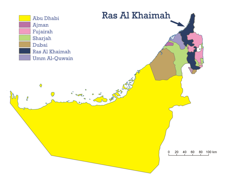 Аль хайма дубай расстояние. Ras al Khaimah на карте. Эмират рас Эль Хайма на карте ОАЭ. Курорт рас Эль Хайма карта.